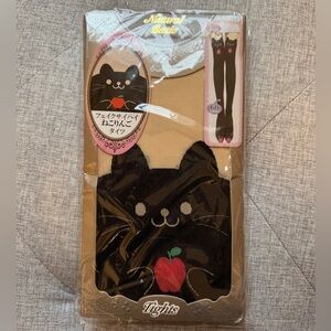 Faux Thigh High Cat Tights